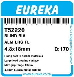T5Z220 - Rivet Large Flange | Eureka DIY Solutions Pty Ltd